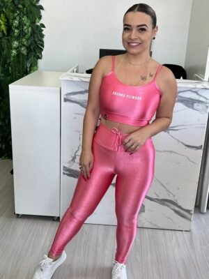 Top Ederra Fitwear Rosa Cintilante