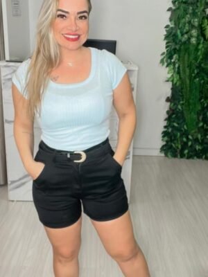 Shorts Alfaiataria com Cinto