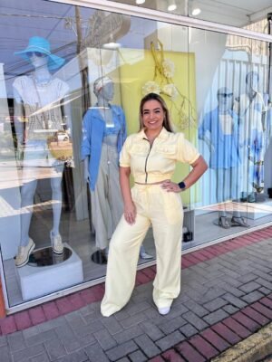 Conjunto Amarelo Fresh – Leveza e estilo