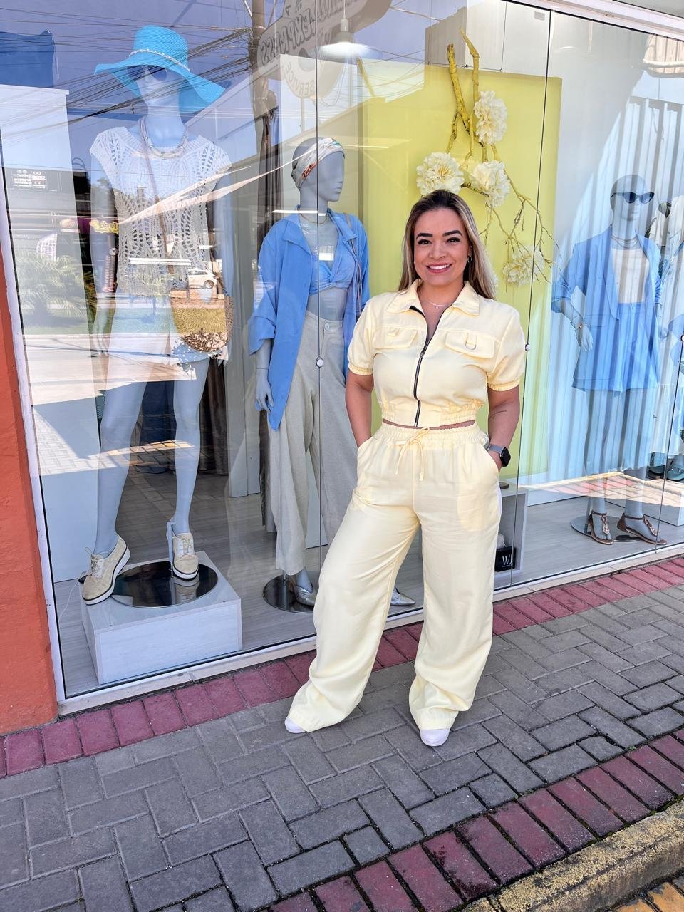 Conjunto Amarelo Fresh – Leveza e estilo