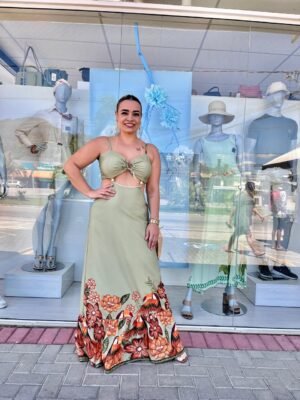 Vestido Longo Floral – Sofisticação e Charme em Cada Detalhe